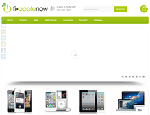 Tablet Screenshot of fixapplenow.com